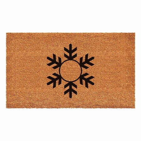 Calloway Mills Snowflake Monogram Door Mat, 17 x 29 Letter NP 108791729NP